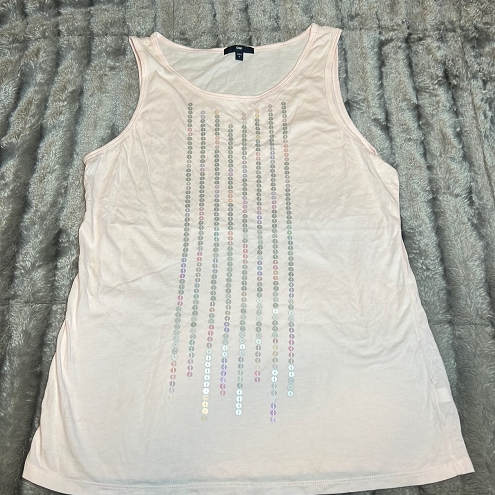 GAP sequin tank top
